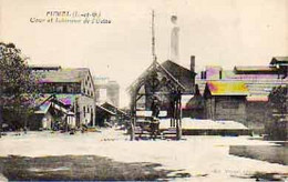 Delcampe - Cpa Fumel - Cour Et Intérieur De L'usine     ( S.9494) - Fumel
