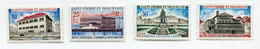 SAINT PIERRE ET MIQUELON N°387 / 390 ** MONUMENTS ET BATIMENTS - Unused Stamps