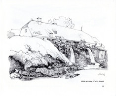 Christian Mali 1832-1906 - Mühle In Polling Druck - Dessins