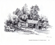 Christian Mali 1832-1906 - Steinmühle In Brannenburg Druck - Dessins