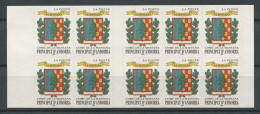 ANDORRE 1999 Carnet N° 9 ( 512 ) ** Neuf MNH Superbe C 22 € Comù De La Massana Armoiries Coat Of Arms - Markenheftchen