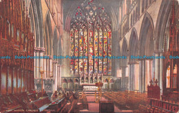 R128057 East Window. Carlisle Cathedral. Tuck. Oilette - World
