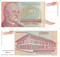 Yugoslavia 500.000.000.000 Dinara 1993. UNC Without Serial Number - Joegoslavië