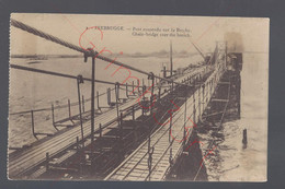 Zeebrugge - Pont Suspendu Sur La Brèche - Postkaart - Zeebrugge