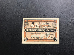 Notgeld - Billet Necéssité Allemagne - 25 Pfennig - Liegnitz (Pologne Legnica Aujourd’hui) - Sin Clasificación