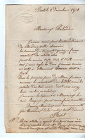 VP18.975 - 1872 - Lettre De Mr PREVOT à BORT Pour Mr Julien LALANDE à BRIVE - Manuscrits