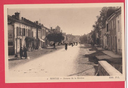 32 - RISCLE---Avenue De La Riviere---animé - Riscle