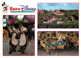 Divers - Parc D'Attractions - Euro Disney Paris Devenu Disneyland Paris - Fantasyland - Multivues - Tic Et Tac - Manèges - Disneyland