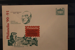 DDR 1990; Ganzsache; Philatelia 90, Mit Zudruck, Ungebraucht - Private Covers - Mint