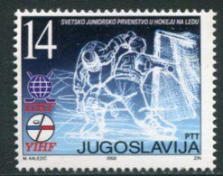 YUGOSLAVIA 2002 Ice Hockey Junior World Championship MNH / **.  Michel 3057 - Neufs