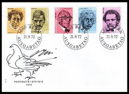 SUISSE° - FDC (546/550) - Albert Einstein ... - Albert Einstein