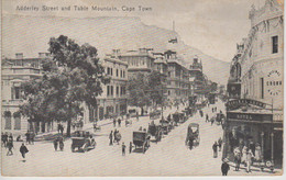 CPA South Africa - Cape Town - Adderley Street And Table Mountain (jolie Animation Avec "Original Crown Hotel") - Südafrika