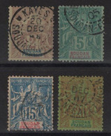 Soudan - N°4 6 8 9 Obliteres - Cote 63€ - Used Stamps
