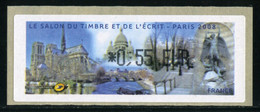 LISA 1 De 2008 " *0,55 EUR - SALON DU TIMBRE ET DE L'ECRIT - PARIS 2008 - Illust. : MONUMENTS DE PARIS" - 1999-2009 Vignette Illustrate