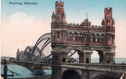 Denmark Postcard From Hamburg, Elbbrücke Posted Gentofte 1956 (TS6-40) - Otros & Sin Clasificación