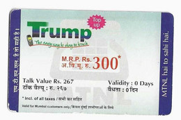 INDE RECHARGE TRUMP  RS 300 Date Exp 31/12/09 - India