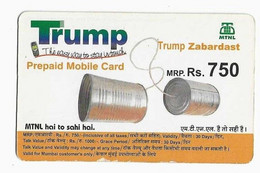 INDE RECHARGE TRUMP RS 750 Date Exp 31/12/2008 - Inde