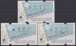 F-EX27509 ISRAEL KLUSSENDORF FRAMA 1998 WORLD STAMPS EXHIBITION. - Autres & Non Classés