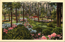 Florida Jacksonville The Orietal Garden Curteich - Jacksonville