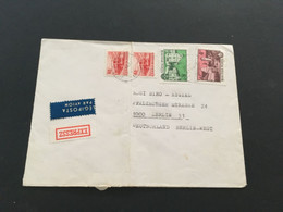 (3 E 28) Hungary Express Letter Posted To Germany - 1981 - Lettres & Documents