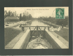 22 évran Passage D'un Chaland Dans L'écluse édit. Rouxel N° 3 Péniche Port Canal D'ille Et Rance Péniche - Evran