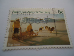 AUSTRALIA ANTARTIC  TAAF USED STAMPS POLAR DOGS - Other & Unclassified