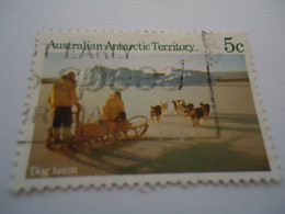 AUSTRALIA ANTARTIC  TAAF USED STAMPS POLAR DOGS - Autres & Non Classés