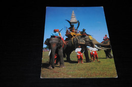 38214-                          THAILAND, SURIN, ANCIENT BATTLE  ELEPHANTS - Elefanti