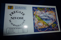CARNET C668..."FREGATE DE SURVEILLANCE NIVOSE "..(cote Yvert 2022 55 Euros) - Booklets