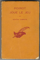 AGATHA CHRISTIE - POIROT JOUE LE JEU - 1ERE EDITION FRANCAISE LE MASQUE 1957, VOIR LES SCANNERS - Agatha Christie
