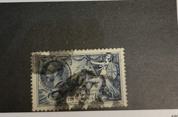 O) 1934 GREAT BRITAIN, ST. GEORGE SLAYINGTHE DRAGON, SCT 224 10sh Dark Blue, Xf - Ohne Zuordnung