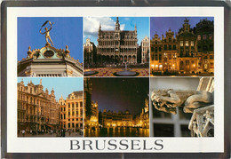 CPSM Brussels-Beau Timbre-Carte Grand Format      L1130 - Panoramische Zichten, Meerdere Zichten