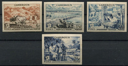 !!! CAMEROUN. SÉRIE FIDÈS N°300/303 NON DENTELÉE NEUVE ** - Unused Stamps