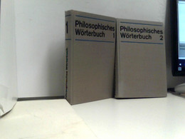 Konvolut Von 2 Bänden Philosophisches Wörterbuch. Manfred Buhr - Philosophie