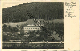 Wolfshagen - Berg-Hotel - Besitzer H. Klingebiel - Foto-AK - Verlag D. Klingebiel Langelsheim Gel. 1940 - Langelsheim