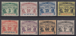 SENEGAL : SERIE TAXE N° 4/11 NEUVE * GOMME AVEC CHARNIERE - COTE 131 € - Timbres-taxe