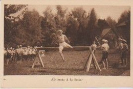 Le SAUT A LA  BARRE "Le Chantier " Paris 12° / CHIENS (74) Nos Colonies De Vacances Aux Bords Du Lac Léman - Sonstige & Ohne Zuordnung