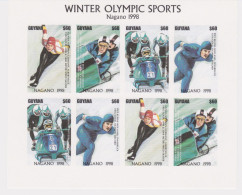 Olympische Spelen  1998 , Guyana -  Blok  Postfris - Invierno 1998: Nagano
