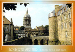 62 - Boulogne Sur Mer - Le Château Du XIIIe Siècle Et Le Dôme De La Cathédrale Du XIXe Siècle - Boulogne Sur Mer