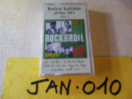 COMPILATION ROCK'N'ROLL K7 AUDIO EMBALLE D'ORIGINE JAMAIS SERVIE... VOIR PHOTO... (JAN 010) - Cassettes Audio