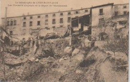 (1930) La Catastrophe De LYON-SAINT-JEAN (69) Les Chazeaux Suspendus Et Le Départ De L'éboulement - Katastrophen