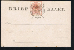 Oranje Vrijstaat - Briefkaart - Half Penny - Orange Free State (1868-1909)