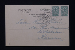 FINLANDE - Carte De Correspondance Pour Kauna En 1917 - L 113520 - Briefe U. Dokumente