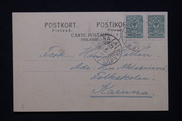 FINLANDE - Carte De Correspondance Pour Kauna En 1917 - L 113520 - Brieven En Documenten