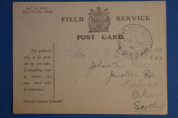 AM11 GREAT BRITAIN  BELLE CARTE   1918   ++++ FIELD SERVICE++++AFFRANCH. INTERESSANT - Brieven En Documenten