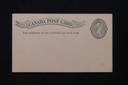 CANADA - Entier Postal + Réponse, Non Circulé - L 113521 - 1860-1899 Regering Van Victoria