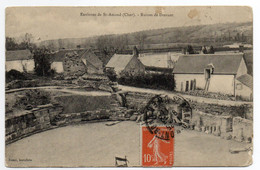 CPA   18    SAINT AMAND MONTROND     -      RUINES DE DREVANT   1911 - Saint-Amand-Montrond