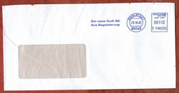 Brief, Francotyp-Postalia, Audi A 8 Ingolstadt, 2002 (6425) - Machine Stamps (ATM)