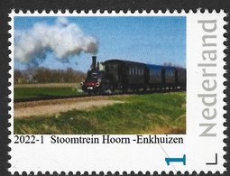 Nederland  2022-1  Treinen  Hoorn-Enhhuizen Stoomtrein  Steamtrain       Postfris/mnh/neuf - Ungebraucht