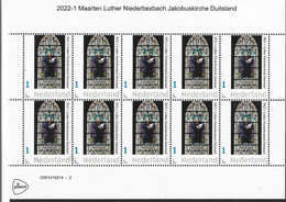 Nederland  2022-1  Reformatie Maarten Luther Vel-sheetlet    Postfris/mnh/neuf - Neufs